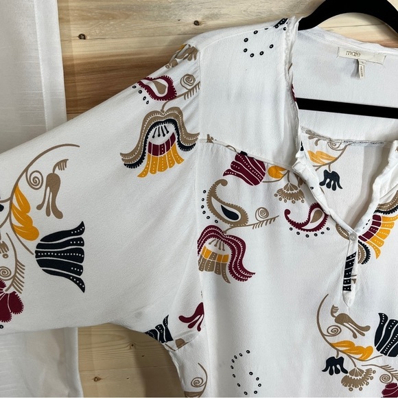 Maje floral pop over blouse - Picture 5 of 9